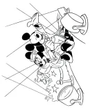 Mickey Mouse kleurplaat 8